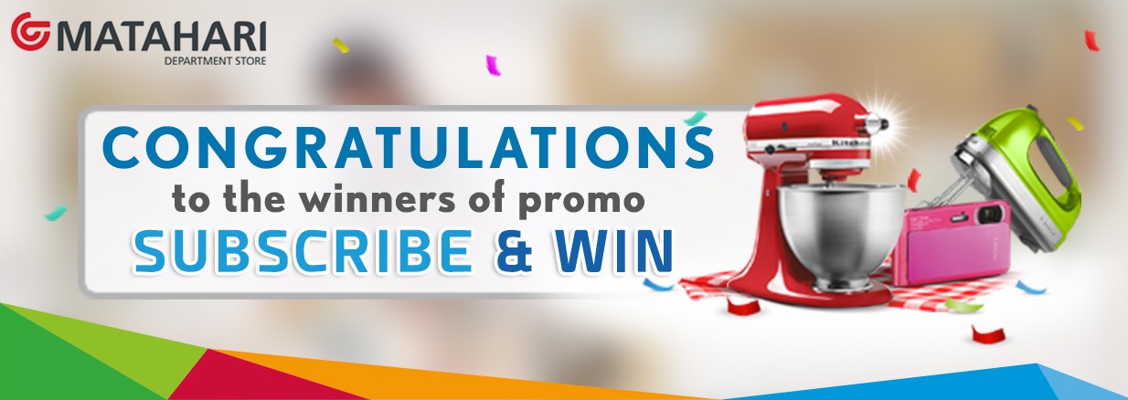 Congratulations to the winners of promo Subscribe & Win