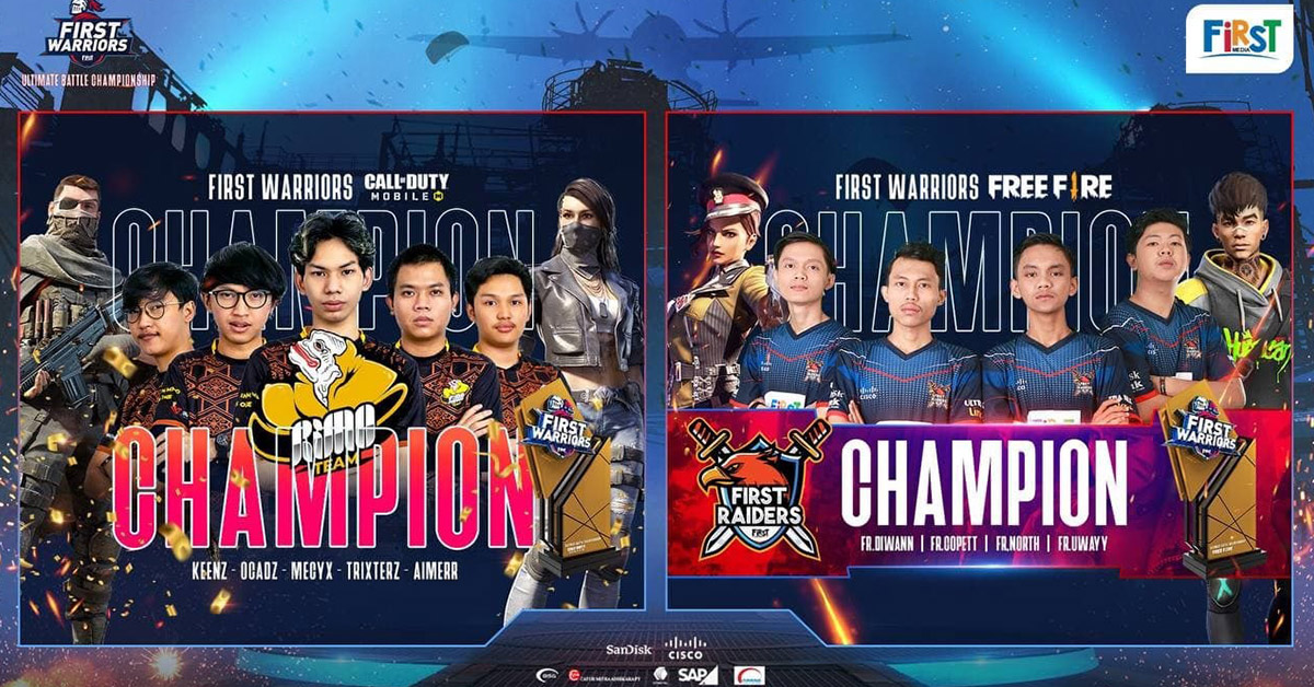 First Media Merangkum Seri Turnamen eSports Terbesar 2021 Grand Final First Warriors - Ultimate Battle Championship